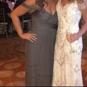 Bridesmaid Grey Dress